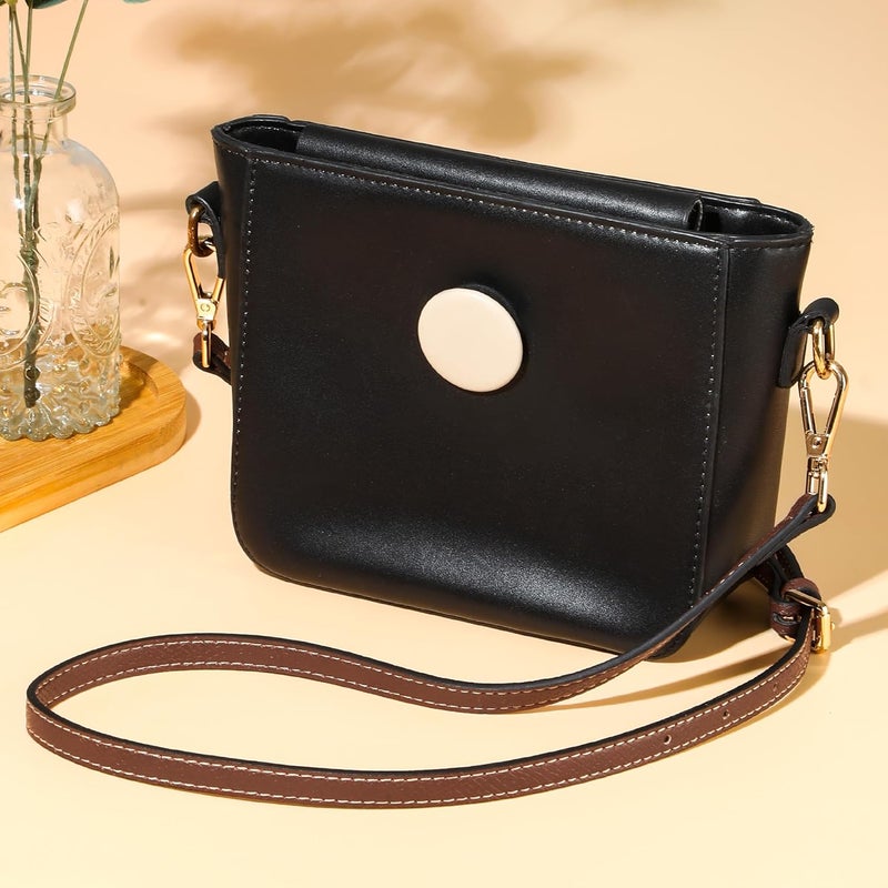 Hamdecro Store Leather Purse Strap, Purse Straps Replacement Crossbody Shoulder Straps for Bags, Adjustable Straps for Handbags - Image 2